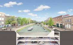 Holandsko: Amsterdam, výstavba podzemných garáží